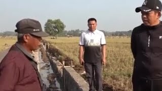 SALURAN MENGECIL KARNA PROYEK IRIGASI KADES AING NGAMUK KDM BERI SOLUSI [upl. by Riki]