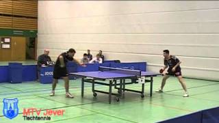 2 Bundesliga Nord Tischtennis20120115MTV Jever  SV SiekWandachowicz  Aydin [upl. by Ratep910]