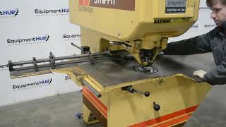 Strippit Custom 1830 Single End 30 Ton Punch Press w Tooling [upl. by Nettie]