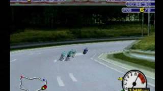 Moto Racer 2 Superbike City Lights Race PlayStation [upl. by Somisareg947]