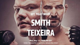 UFC JACKSONVILLE LIVE SMITH VS TEIXEIRA LIVESTREAM amp FULL FIGHT COMPANION [upl. by Geoffrey300]