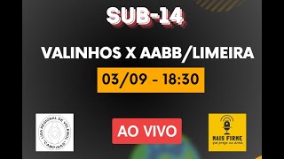 VALINHOS X AABBLIMEIRA  VOLEI U 14 AO VIVO LIGA REGIONAL DE VOLEIBOL [upl. by Azalea]