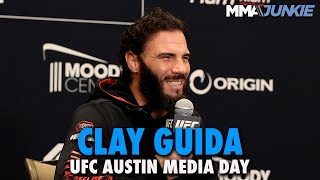 Clay Guida Wont Retire While Still Able Bodied But No Desire to Fight Into 50s  UFC Austin [upl. by Sayer]