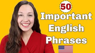 50 Important English Expressions for daily conversation [upl. by Cherida25]