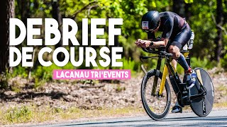 Il tente le sub 4h ça tourne mal 🥵  Triathlon L de Lacanau  Debrief de course [upl. by Anaibaf]