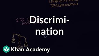 Discrimination individual vs institutional  Individuals and Society  MCAT  Khan Academy [upl. by Freiman179]