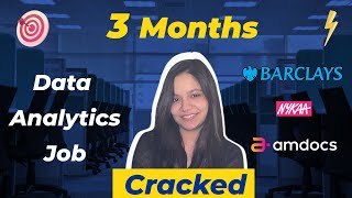 How I cracked Data Analyst Job Barclays in just 3 months  FREE Resources [upl. by Latsyrd]