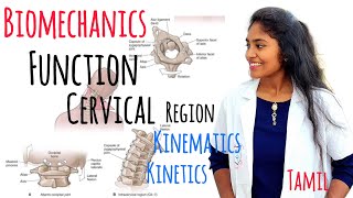 Function of cervical region c1 to c7  structure  function kinematics kinetics [upl. by Okuy667]