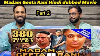 Madam Geeta Rani Raatchasi Part 2 Hindi Dubbed Full Movie  Jyothika Hareesh Peradi [upl. by Schaffel]