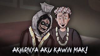 Akibat Melanggar Adat Pernikahan HORORMISTERI  Kartun Hantu Animasi Film Horror [upl. by Taam]