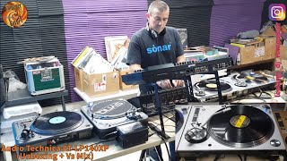 🚀 AUDIO TECHNICA 👁‍🗨 ATLP140XP ✅ FOTOS UNBOXING amp MIX VS TECHNICS 💥 PIONEER💊RELOOP🙊 SYNQ🎶 VESTAX 🧨 [upl. by Illah174]