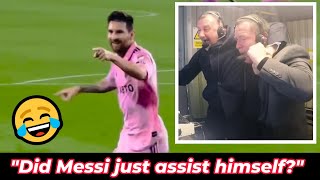 TV Commentators Reactions to Messi goal vs NY Red Bulls [upl. by Eey]