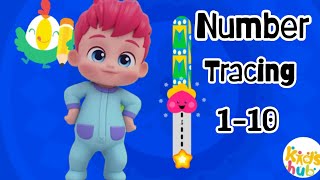 number tracing  numbers and counting learning activities  how to write numbers 1234  preschool [upl. by Sharline]