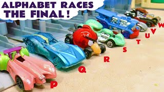 New Toy Cars Alphabet Racing Competition Final  Florida 500 [upl. by Cher449]