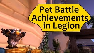 Pet Battle Achievements in Legion [upl. by Bascio]