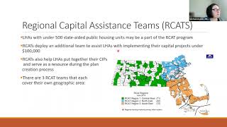 DHCD Webinar Funding and Supporting Capital Improvements at Your LHA 52622 Stefanie Brynen [upl. by Loyce]