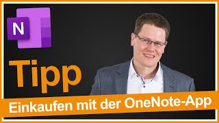 Life Hack Einkaufsliste in OneNote schreiben iPhone [upl. by Lara]