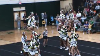 Laurens Raider Completive Cheer Routine [upl. by Johan]