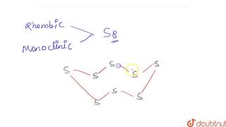 Which allotropic form of sulphur is thermodynamically stable at room temperature [upl. by Eohce]