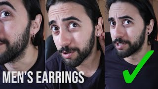 How to Choose Earring For Men  Types of Earrings DETAIL EXPLAIN  FACE SHAPE  SKIN TONE [upl. by Jordon]