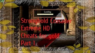 Stronghold Crusader 1 Extreme HD Cheats for gold No Commentary Basic Cheat Code 100 Working [upl. by Eihpos336]