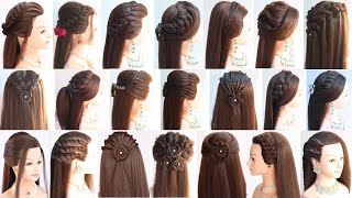 21 charming hairstyle for party wear  open hairstyle for girls  latest hairstyle [upl. by Hughes708]