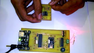 Remote controller designed using nRF24L01 and ATtiny85 [upl. by Forrest]