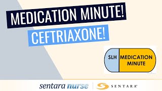 Medication Minutes  Ceftriaxone [upl. by Aihsar613]