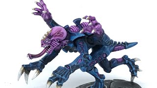 Painting Showcase Purestrain Genestealer  Tyranids  Warhammer 40k  Rogue Trader  Horus Heresy [upl. by Nudnarb]