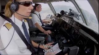 Quito Approach  Lufthansa MD11F English Subtitles [upl. by Patricio]