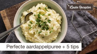 Perfecte aardappelpuree  5 tips [upl. by Ekyt]