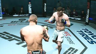 UFC 5  Justin Gaethje vs Dustin Poirier 3 [upl. by Fesuoy]