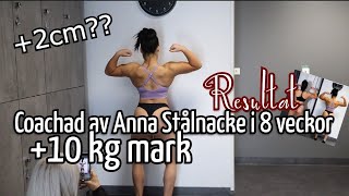 RESULTAT EFTER 8 VECKOR MED ANNA STÅLNACKE  Xformen Fitedition [upl. by Herries]