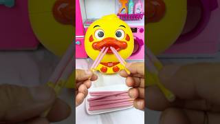 Yellow Duck Eating Stick Chocolate Set Toys Satisfying With Unboxing ASMR Videos [upl. by Erlene]