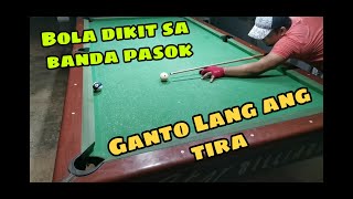 Billiard ❗Bolang Naka dikit sa Banda Ganito Lang ang Tira Para mapapasok sa corner pocket ❗ [upl. by Nivram380]