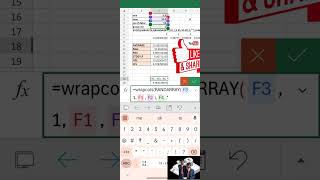 Groupwise and columns wise calculation in excel TOCOLSwrapcolsbycolrandarray excel formula 2023 [upl. by Eenafit]