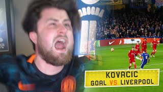 Mateo Kovacic Goal vs Liverpool  Fan Reaction [upl. by Otrebcire]