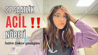 DOKTOR NÖBET VLOG Acil Serviste yaşananlar 🧑‍⚕️ [upl. by Dorthy284]