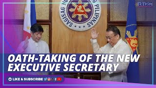 WATCH Oathtaking of Executive Secretary Lucas P Bersamin [upl. by Hildie]