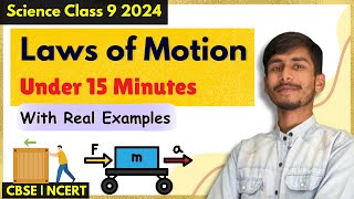 Newtons 3 LAWS OF MOTION  Class 9 Physics  Force And Laws Of Motion [upl. by Feucht]