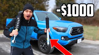 REVEALING MY 1000 LIFT KIT Toyota Tacoma 2INCH LIFT [upl. by Annod]