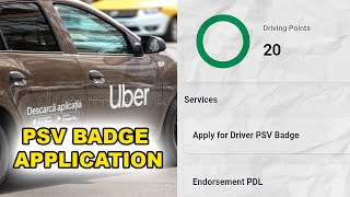 How to apply for a PSV Badge  Easy amp Quick [upl. by Dylana625]