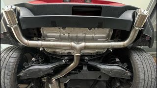 MK8 GTI New Exhaust Xforce exhaust [upl. by Rocray]