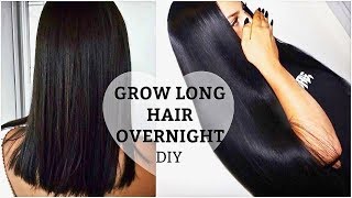 HOW TO GROW LONGER THICKER HAIR Naturally  Fast  DIY Growth Treatment  Secrets 100 Works [upl. by Elvyn]