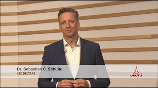 Deutz AG Hauptversammlung 2024  Vorstandsrede Dr Sebastian C Schulte [upl. by Llerred168]