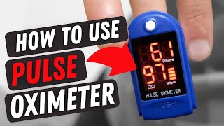 HOW to use PULSE OXIMETER at Home Accurately amp CORRECTLY  Oxygen Advantage [upl. by Kovacs515]