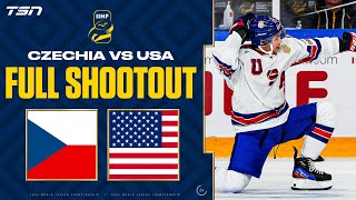 Czechia vs USA  FULL SHOOTOUT  2024 World Junior Championship [upl. by Htabmas269]