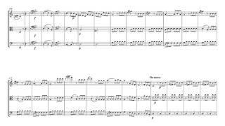 Rossini Largo al Factotum  String Trio Sheet Music [upl. by Gnohc430]