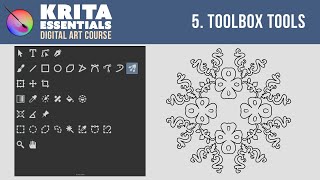 Krita Tutorial for Beginners  Toolbox Tools Lesson 5 🎨 [upl. by Eeslek686]