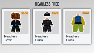 COMO TENER 3 HEADLEES GRATIS EN ROBLOX 🤩🤑 2024 [upl. by Macur472]